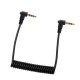 3.5mm TRS-TRRS Coiled Audio Cable